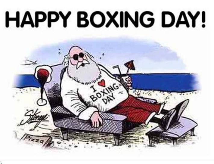 Unboxing Boxing Day.