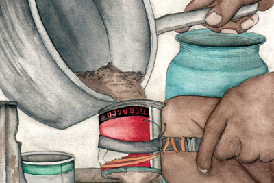 illustration of chai